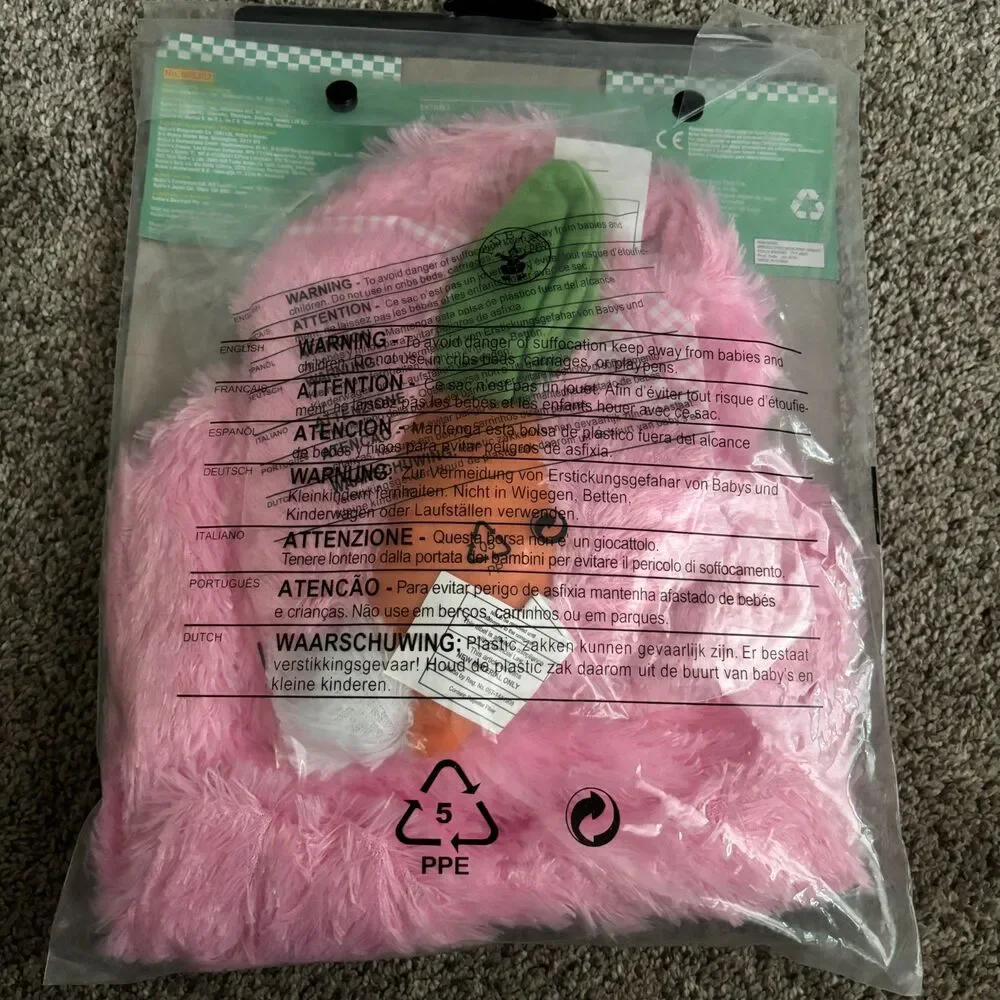 Rubie's Noah's Ark Precious Pink Wabbit Baby Bunny Costume 6-12 Months New